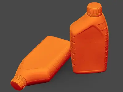 Transmission Fluid Bottle Low-poly 3D model