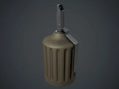 RGZ 89 Hand Grenade Polish  Low-poly 3D model
