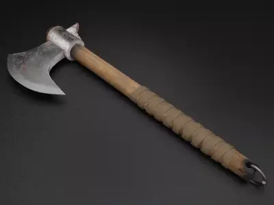 Battle Axe 3D model purchase
