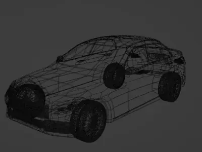 Mercedes C-Class 2014 Free 3D model