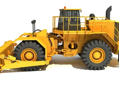 Wheel Dozer 3D model purchase