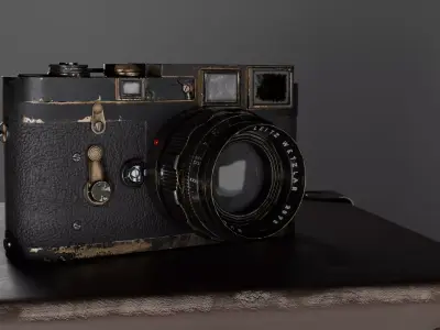 Leica M3 Low-poly 3D model