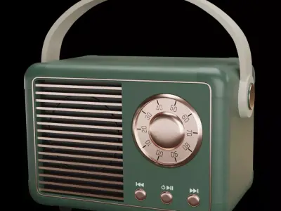 RetroTune Radio 3D model