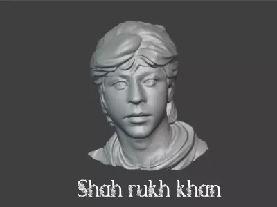 Shah rukh khan statue  3D model
