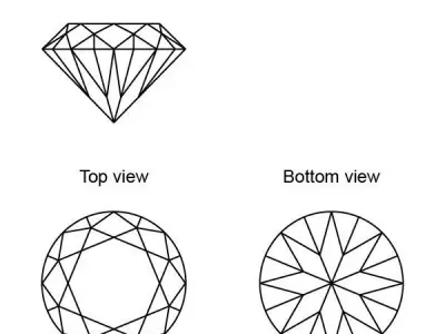 jewelry diamond Low-poly 3D model