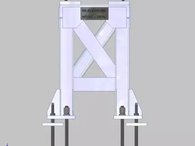 26369-ROBOT BASE KAWASAKI BX100S-900 3D model