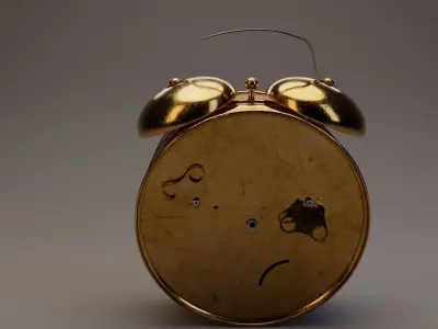 Vintage Alarm Clock - Heritage 3D model