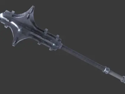 Medieval Mace Low-poly 3D model purchase