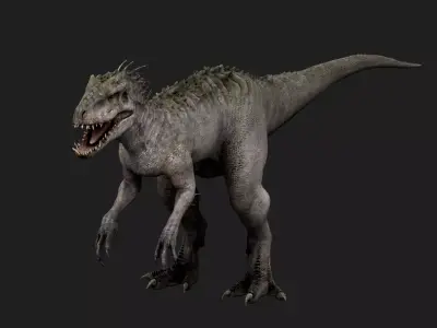 dinosaur Low-poly 3D model 24