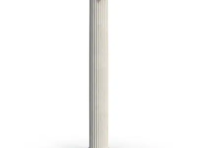 Ionic Column Greco Roman 3D model