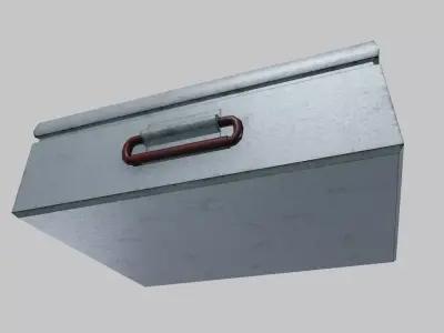 First Aid Box Low-poly 3D model