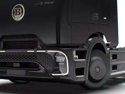 Brabus eActros Pro600 4x2 Tractor 2026 3D model
