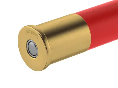 Bullet 410 BORE Low-poly 3D model