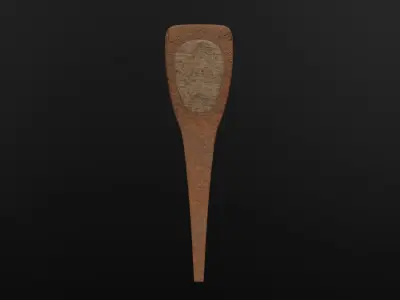 Rusty Axe tool 3D model