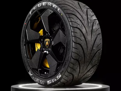Federal 595 RS R 285 30 ZR18 XL 3D model