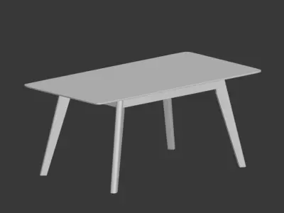 Dining Set coffee table 3D model