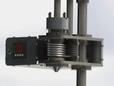 Tabletop injection molding machine 3D model