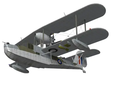Supermarine Walrus 3D model purchase
