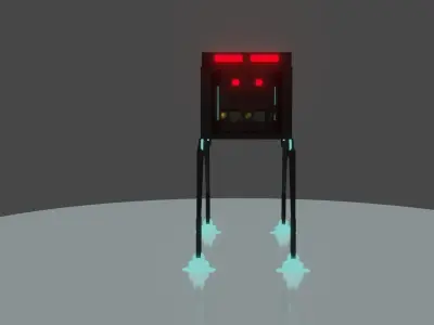 Robort Dog 3D Model Free low-poly 3D model