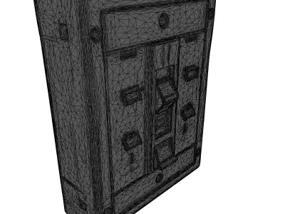 Industrial Electrical Control Panel 3D model