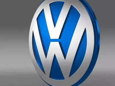  Volkswagen Group Logo 3D model
