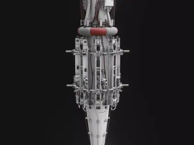 Rotary Bomb Bay Free low-poly 3D model