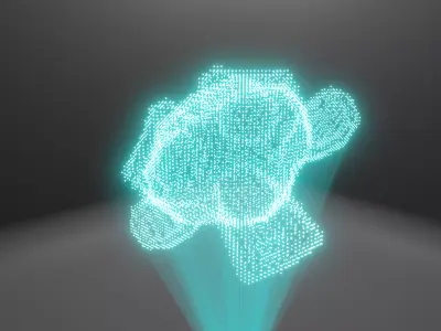 Sci-Fi Customizable Hologram Free 3D model