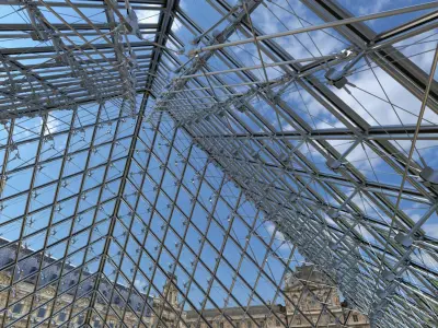  Glass Louvre Pyramid 