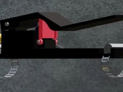 Pneumatic Handle 3D model