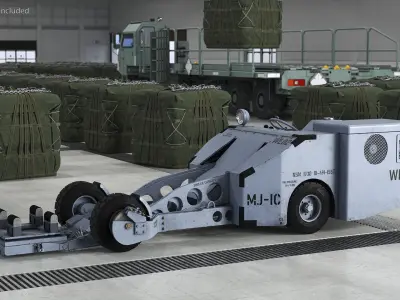Ammunition Loader MJ1 Rigged 3D model