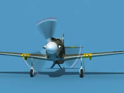 North American A-36A Apache V06 USAAF 3D model
