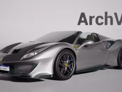 ArchViz Car Assets P07 - Unreal Engine 5 3D model