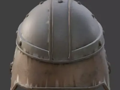 Steampunk Heavy Tactical Helmet 3D Model Low-poly 3D model