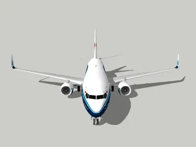 boeing 737-900 Lion Air Low-poly 3D model