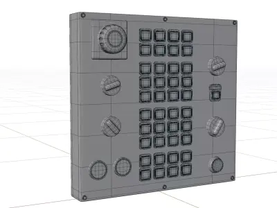 3D Control Panel Bundle Pack Part 1  Game Ready 3D model