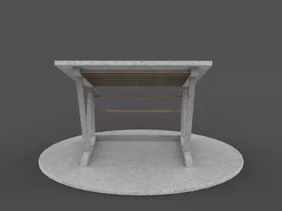 Carport Car Metall 3D model purchase