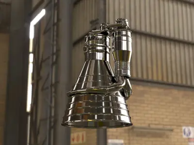Rocket Engine 3D model