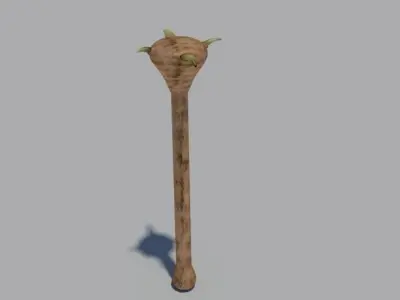 Mace for troll Low-poly 3D model