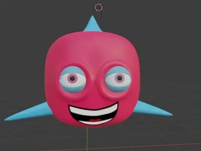 frog and fish two models 3D model