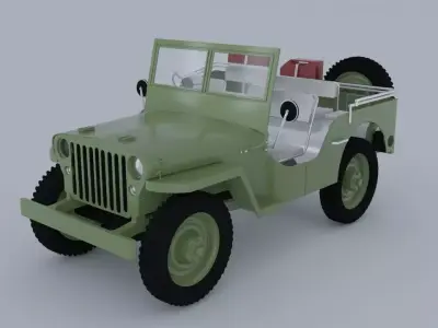 Jeep 3D Model willys 3D model