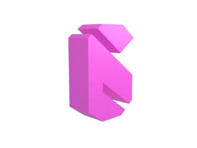Sci-Fi Number 6 v1 004 Low-poly 3D model
