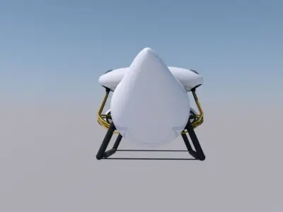 ocean gate Bluegate Titan Submarine oceangate Low-poly 3D model