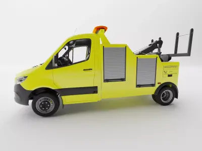 Mercedes Benz Sprinter Tow Truck  3D model