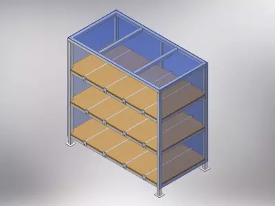 26334-SHELF TYPE A Free 3D model
