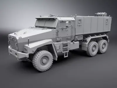 Ural Typhoon U Scale model 3D print model