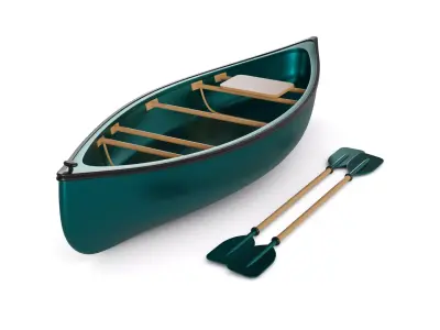 Canoe 3D model
