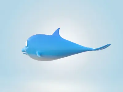Dolphin 3D model