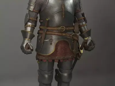 Knight    Knight with shield 3D model