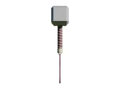 Mjolnir with texture 3D model