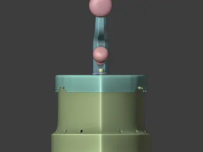 Vintage iron 3D model